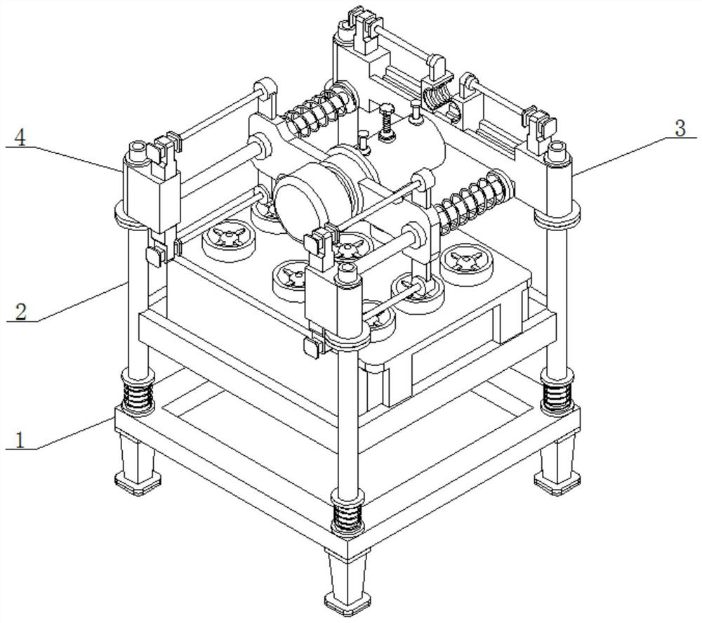 Device for producing high-strength, high-wear-resistant hard alloy glass cutter drilling tool