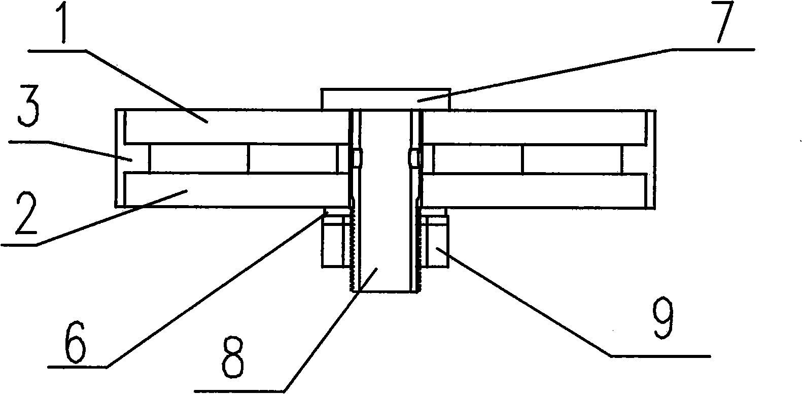 Double-side filter water treatment filter material device