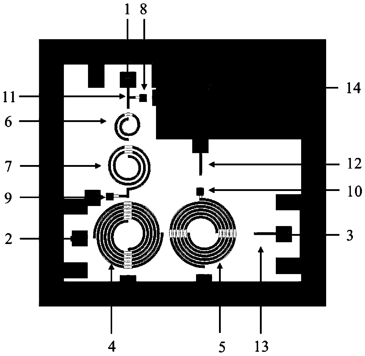 Broadband IPD balun chip integrating impedance matching and band-pass filtering functions