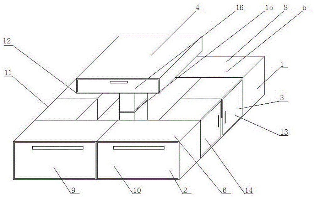 Multifunctional bed