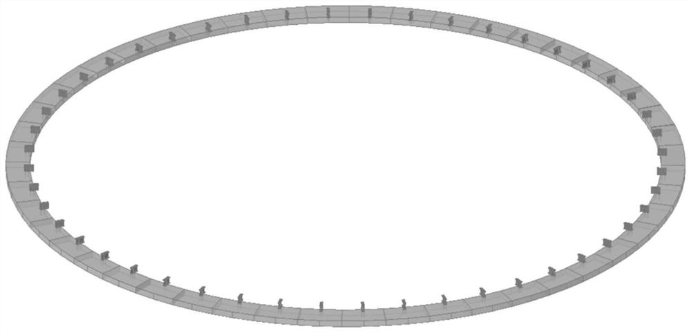 Adjustment tool and system applied to integral assembling of steel lining modules of nuclear power station