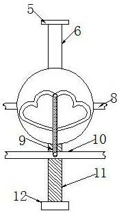 Fire extinguisher spray head device capable of controlling spraying state and spraying flow through pressing