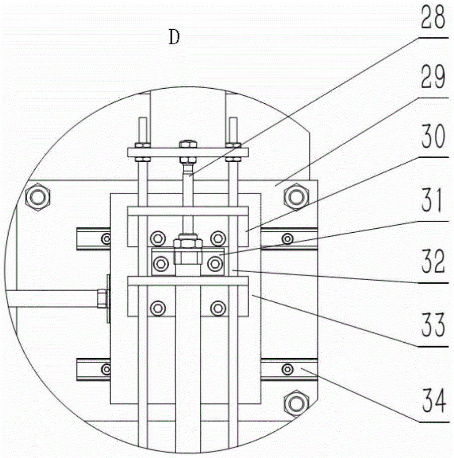 Pneumatic and electric matched automatic loading and unloading device