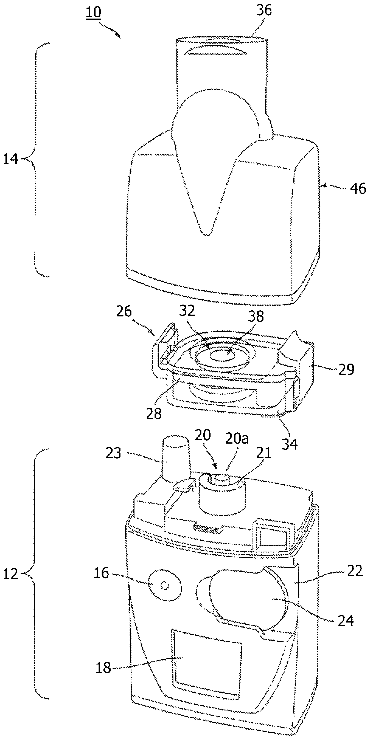 Magnetic coupling for aerosol generating apparatus