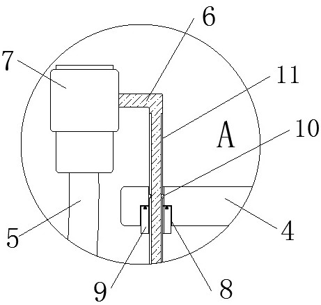 Lifting device for automobile cleaning