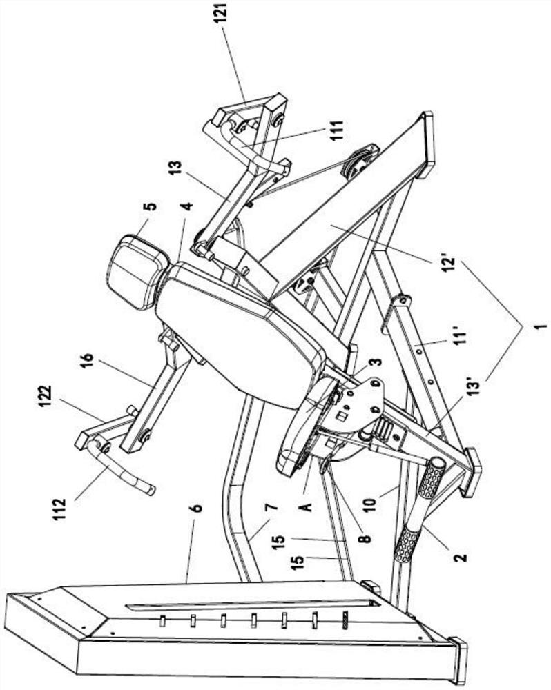 Prone position flying bird trainer