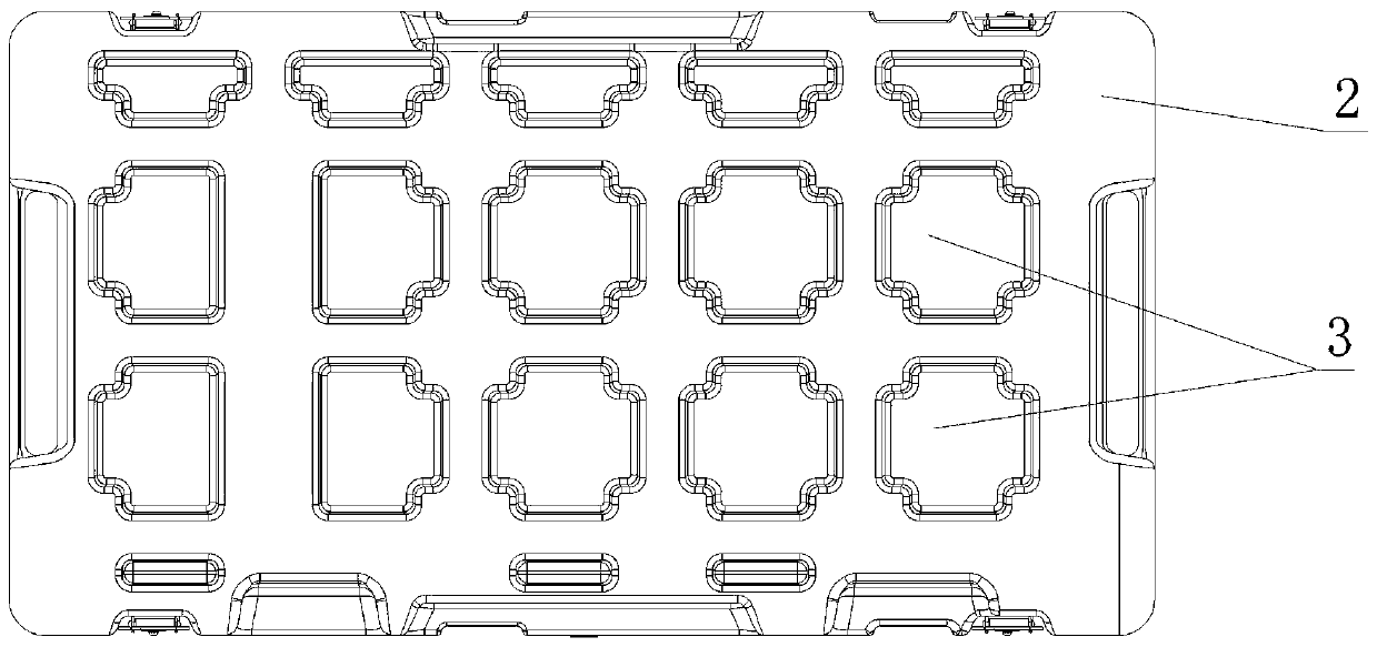 A kind of rotomolding packaging box for airdrop and preparation method thereof