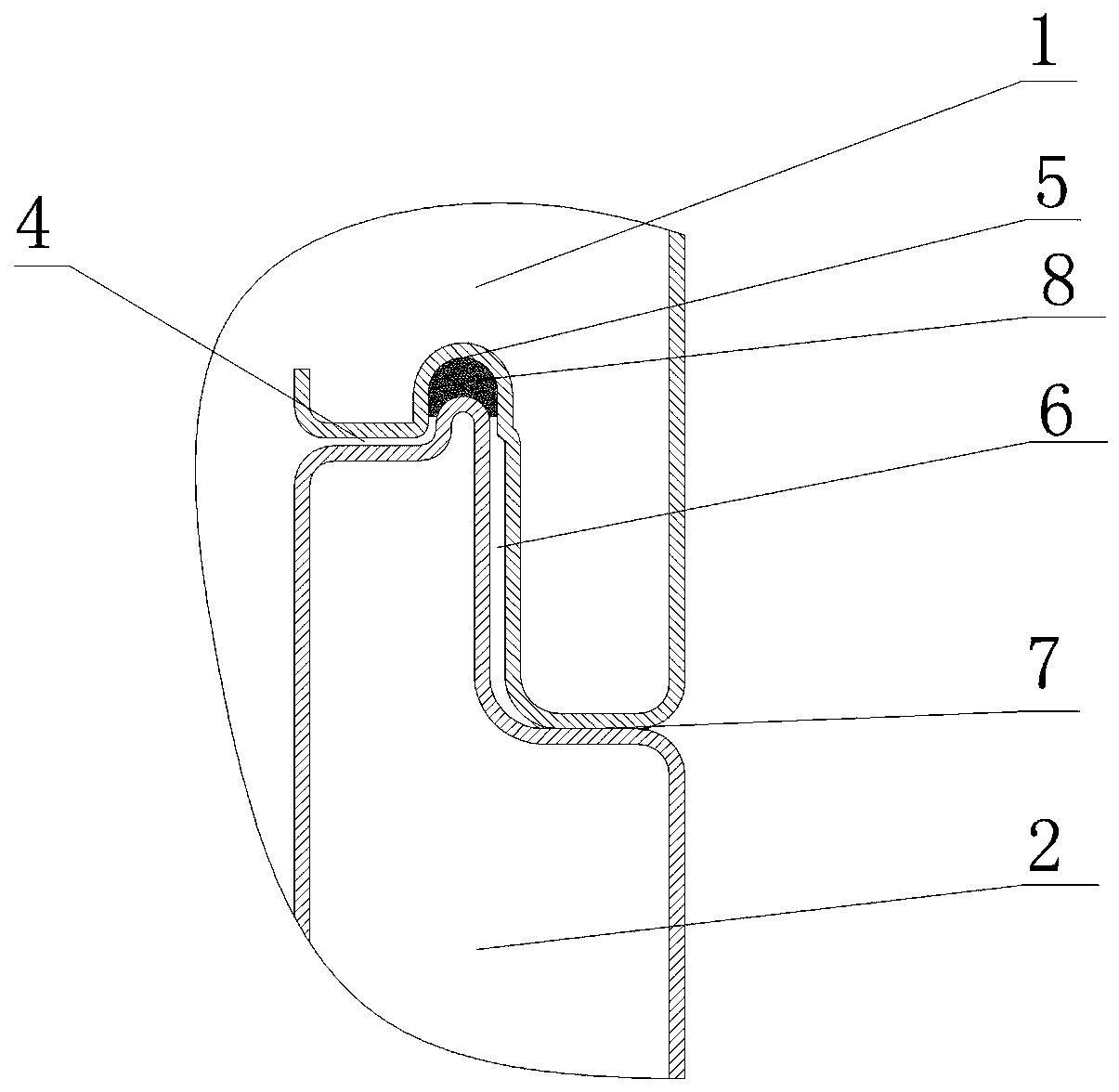 A kind of rotomolding packaging box for airdrop and preparation method thereof