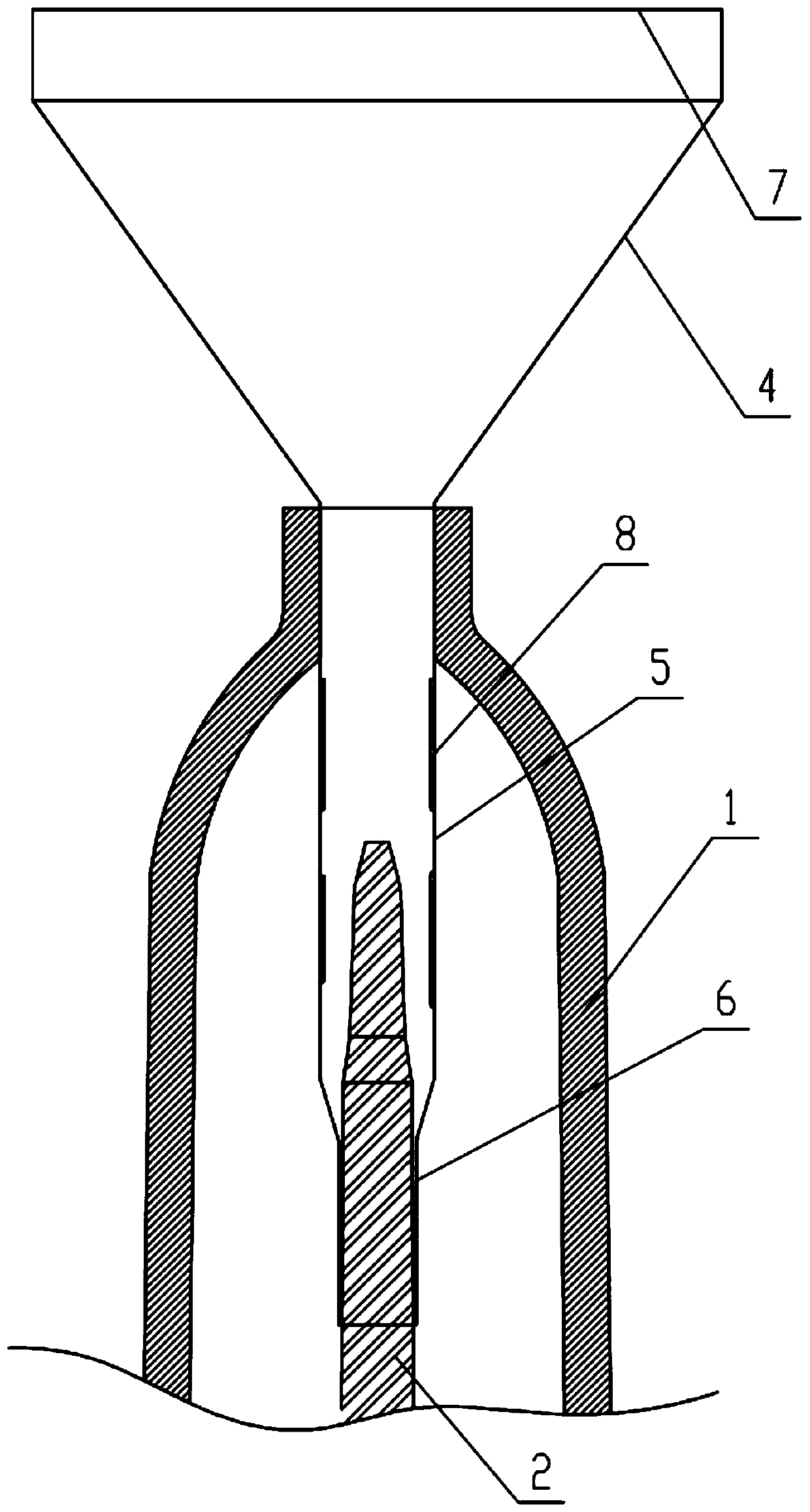 Integral stopper rod machining and forming device