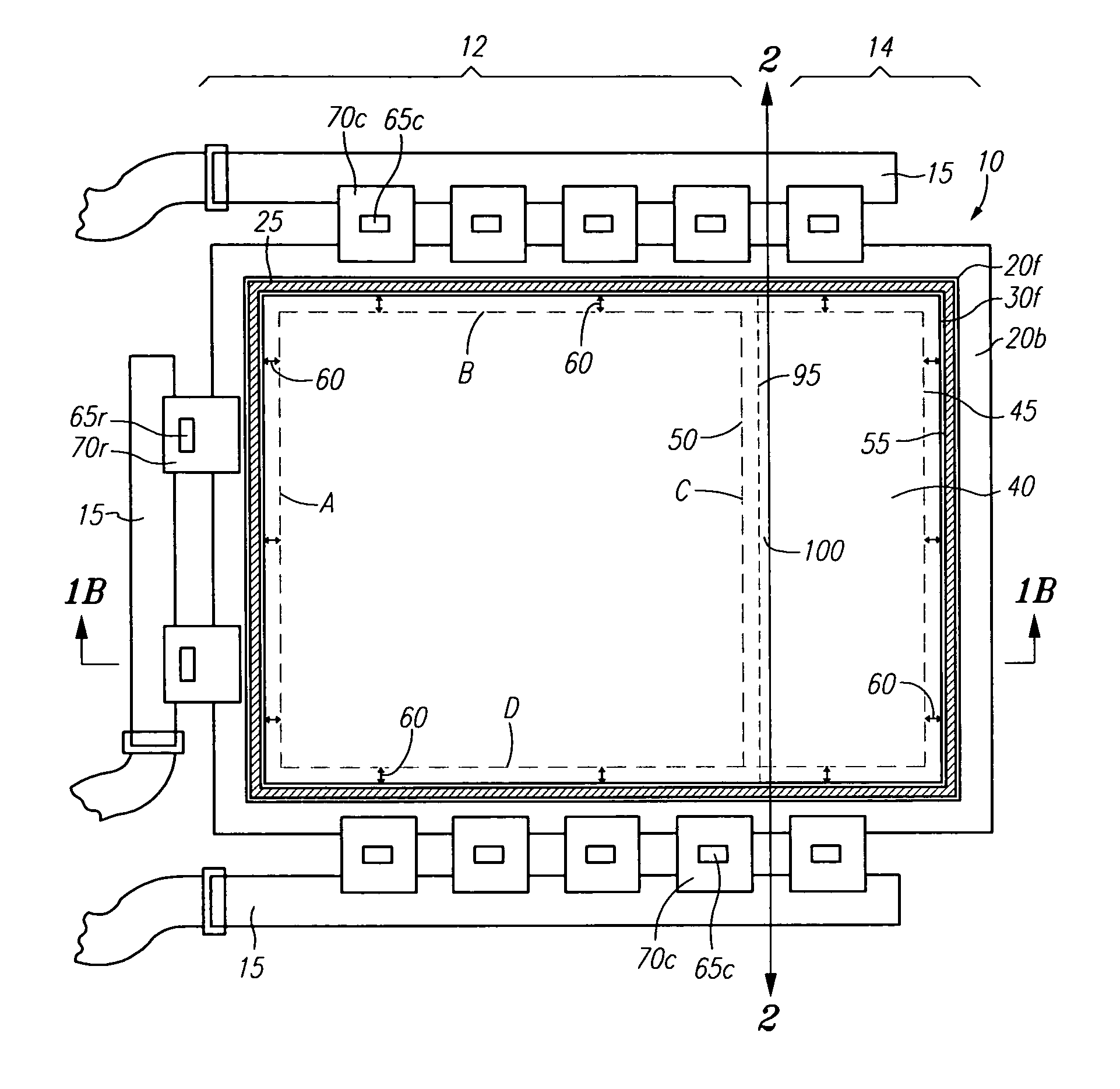 Apparatus and methods for cutting electronic displays during resizing