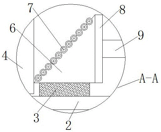 Fixing and clamping device for transformer box