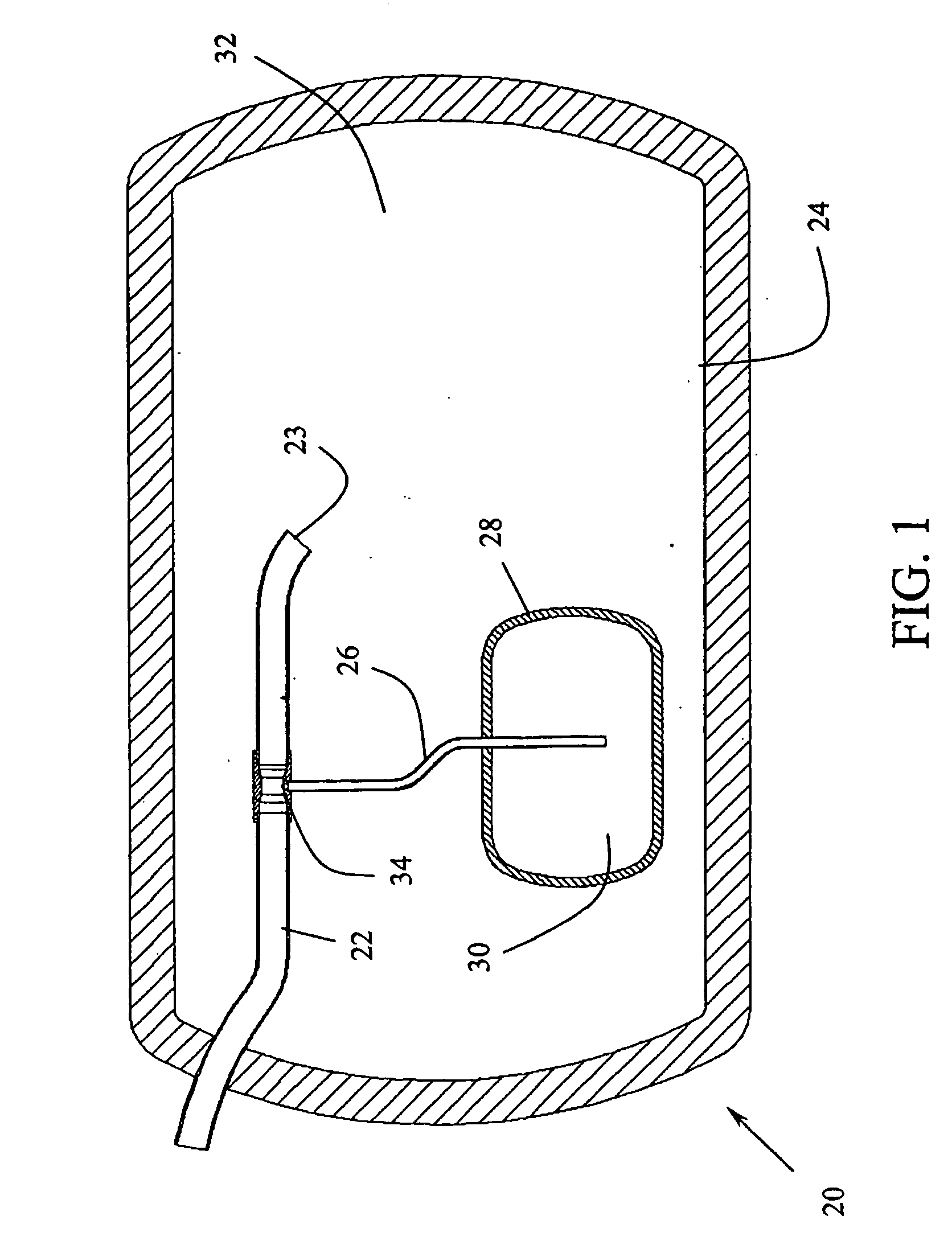 Storage tank for cryogenic liquids