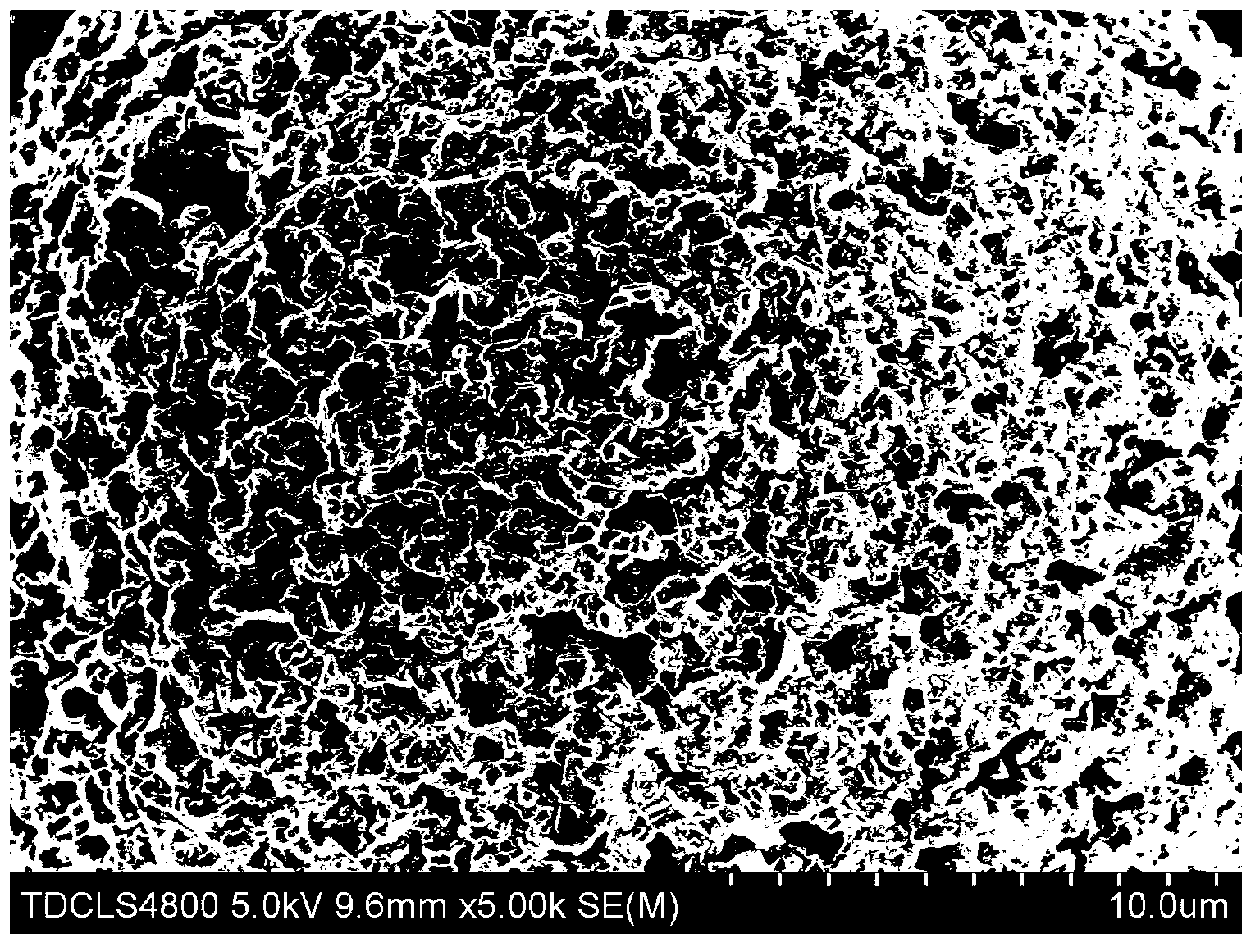 Metal ceramic coating provided with multi-scale WC (wolfram carbide) crystal grains and preparation method