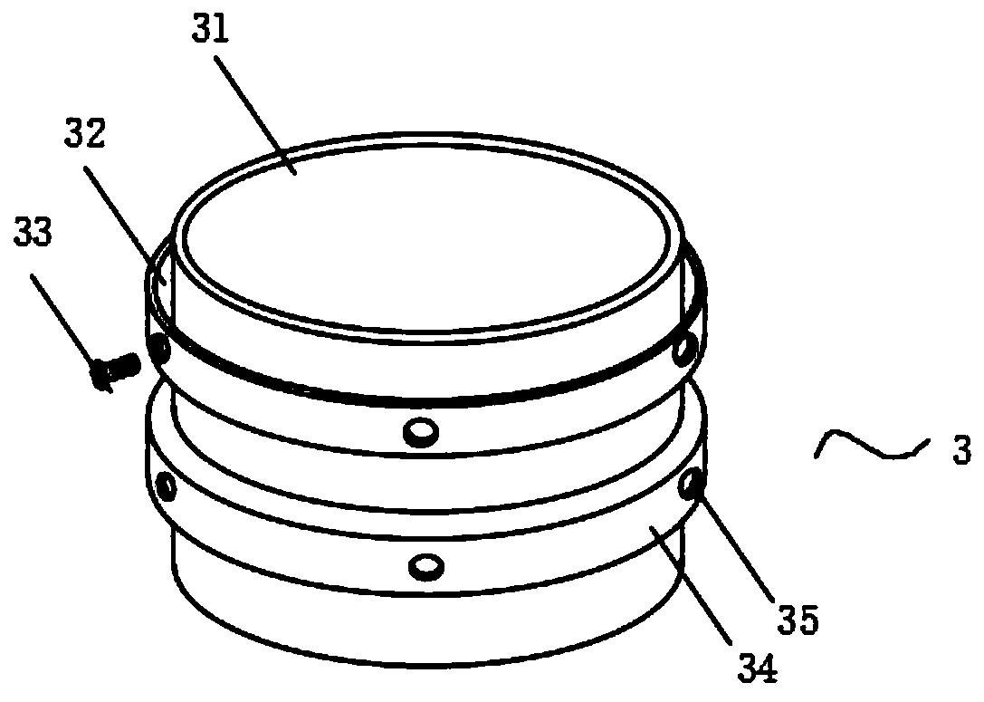 Novel flue gas outlet device of absorption tower