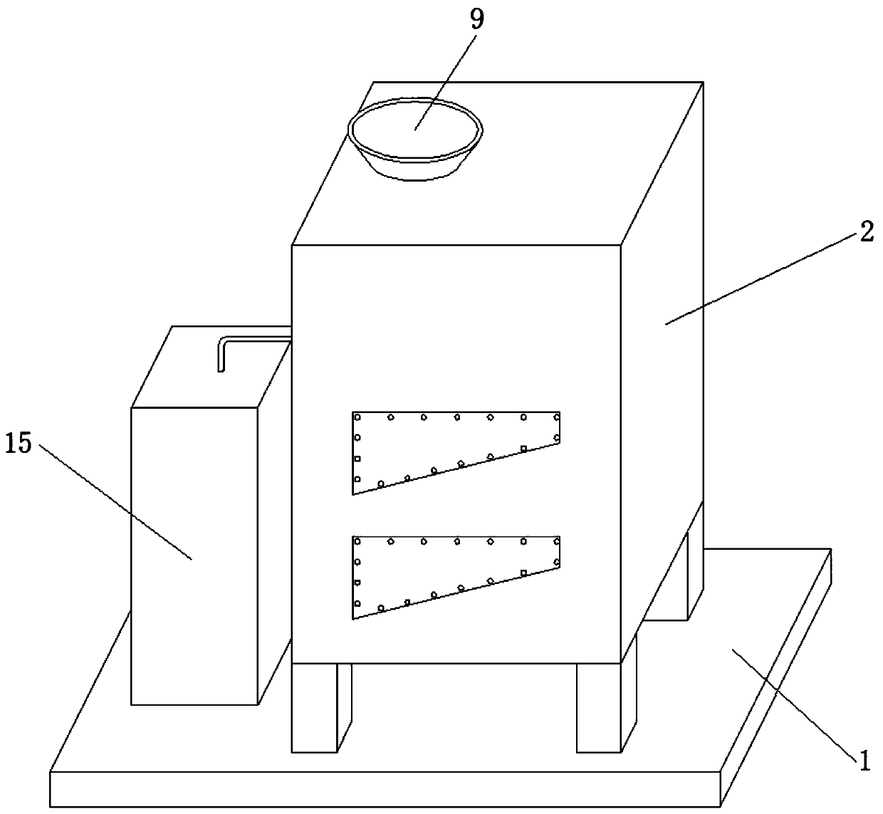 Sweet potato grading screening device capable of reducing damage