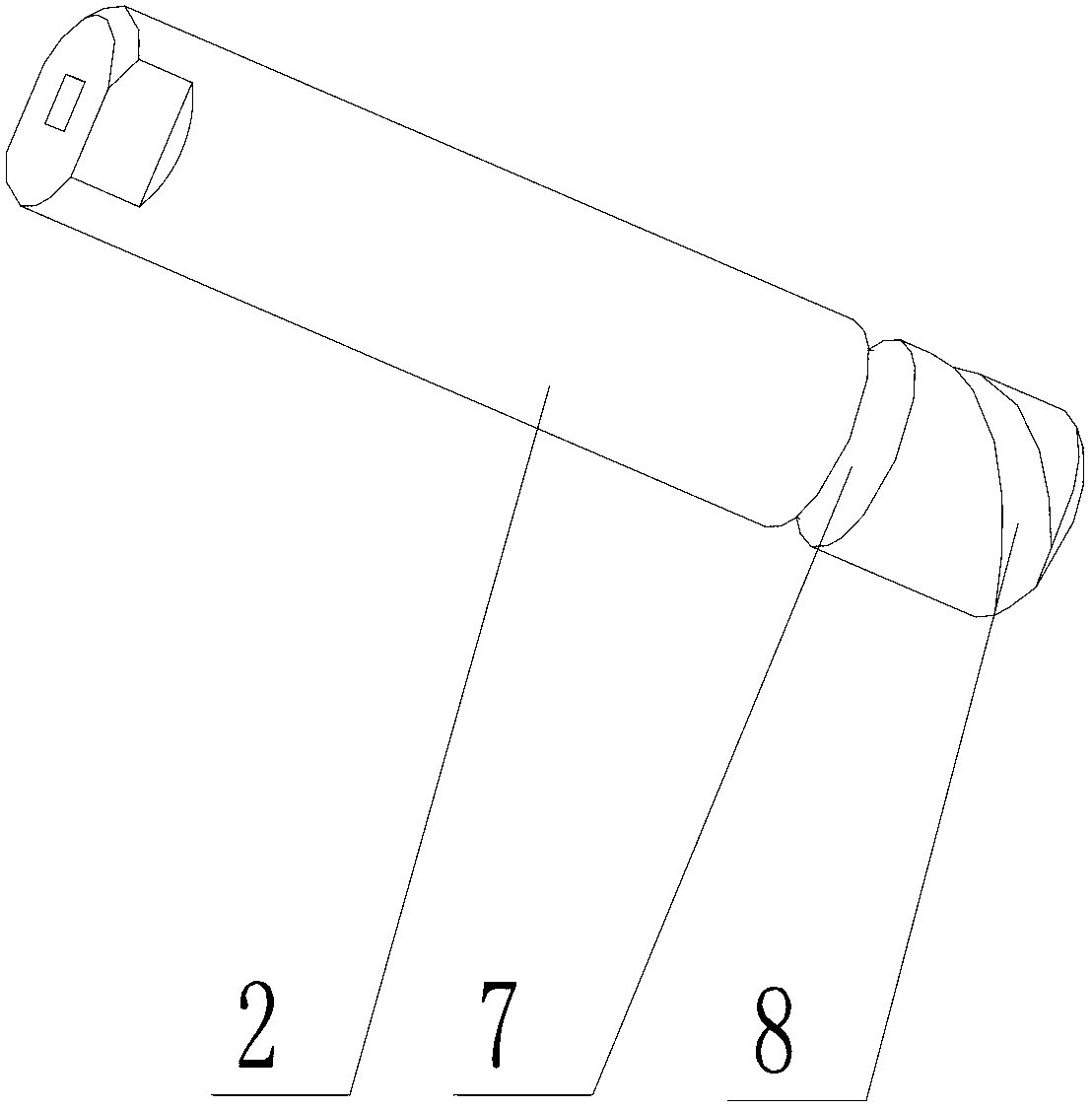 Tooth pin, excavation tooth component and excavating machine