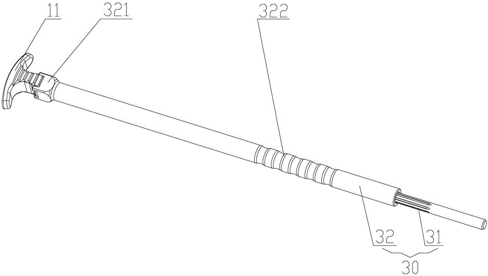 Intervertebral space fusion device and pusher for advancing it