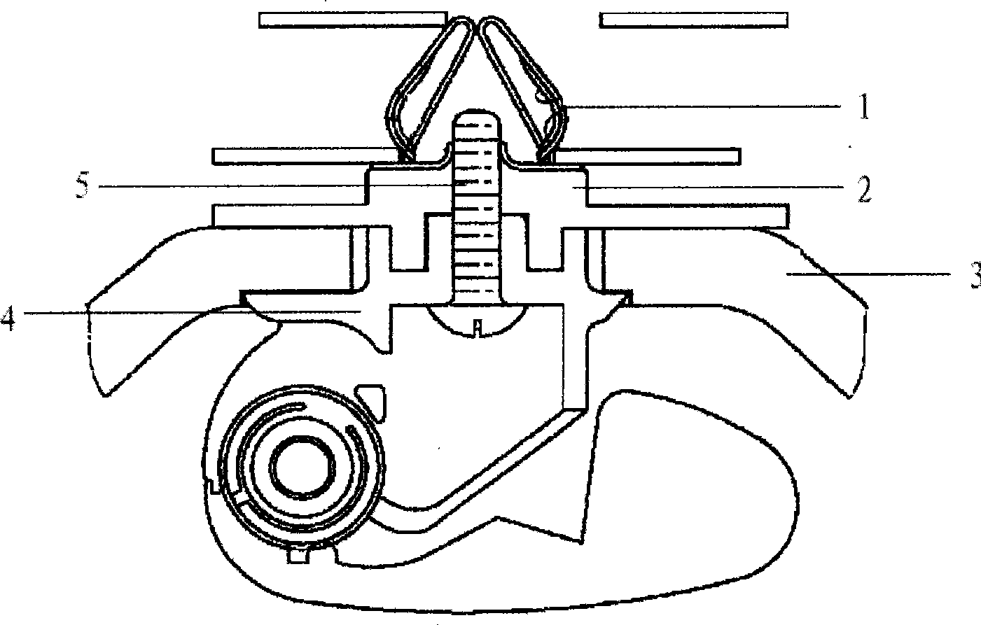 Assembly method and connection mode of roof, parts and plates of automobile