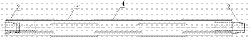 A multifunctional outburst prevention drill pipe