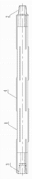 A multifunctional outburst prevention drill pipe