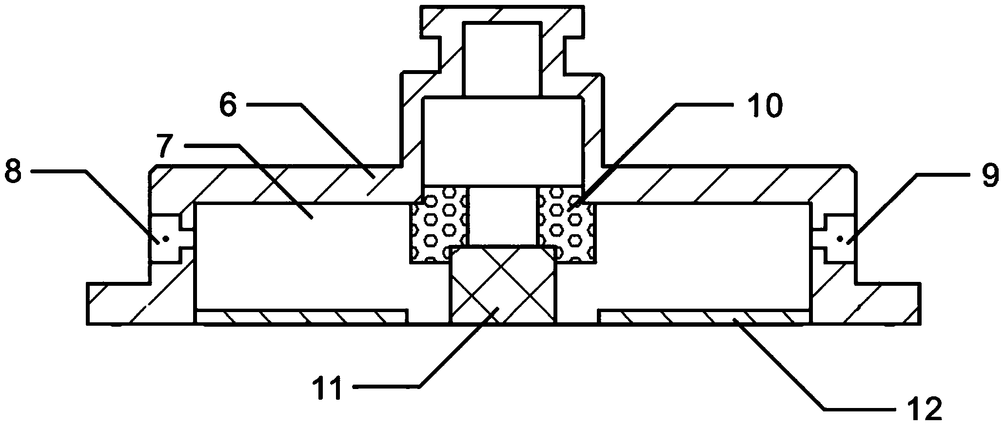 Device and method for testing microwave surface resistance distribution of high-temperature superconducting thin film