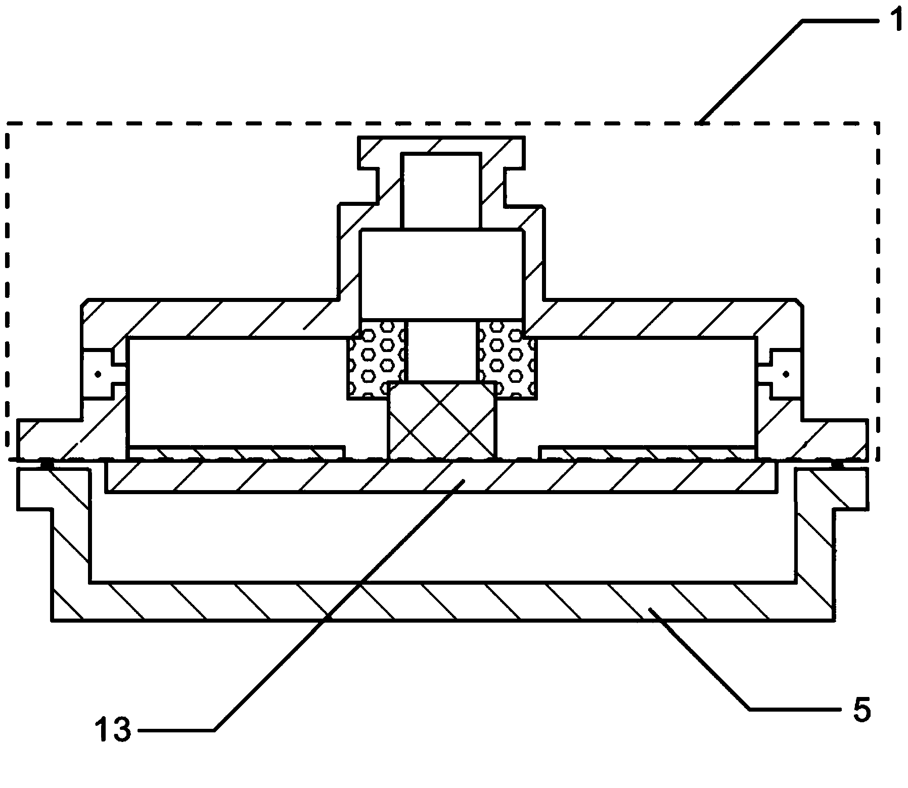 Device and method for testing microwave surface resistance distribution of high-temperature superconducting thin film