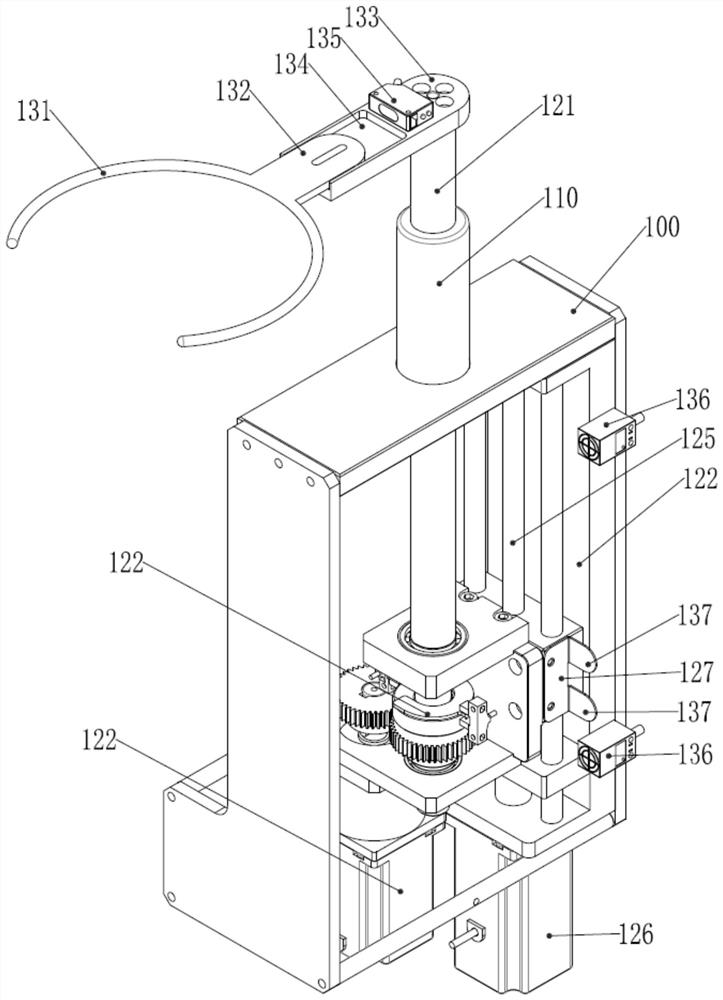 A kind of automatic bowl taking device and automatic soup making machine