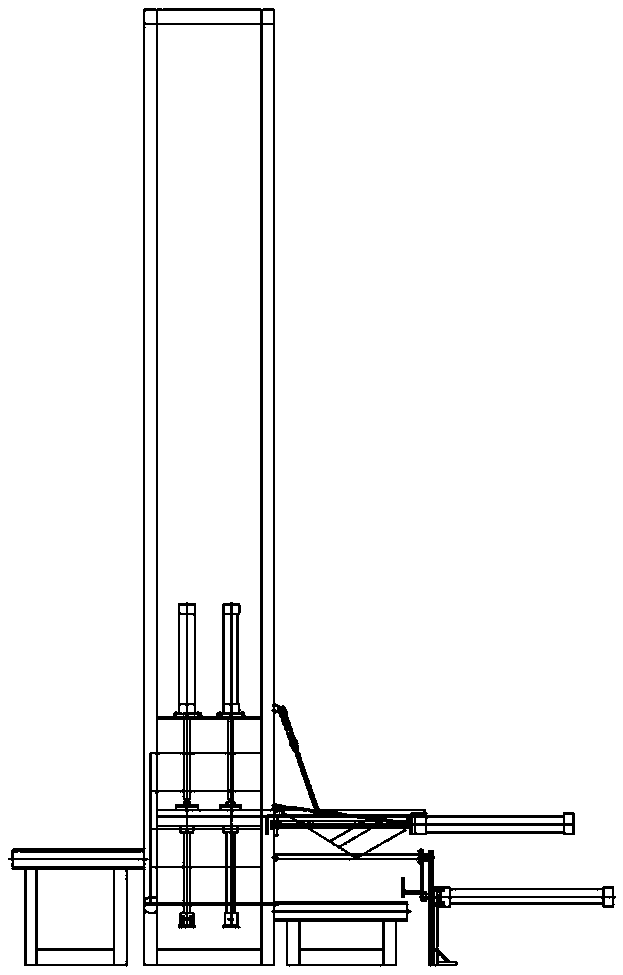 Intelligent box body stacking machine