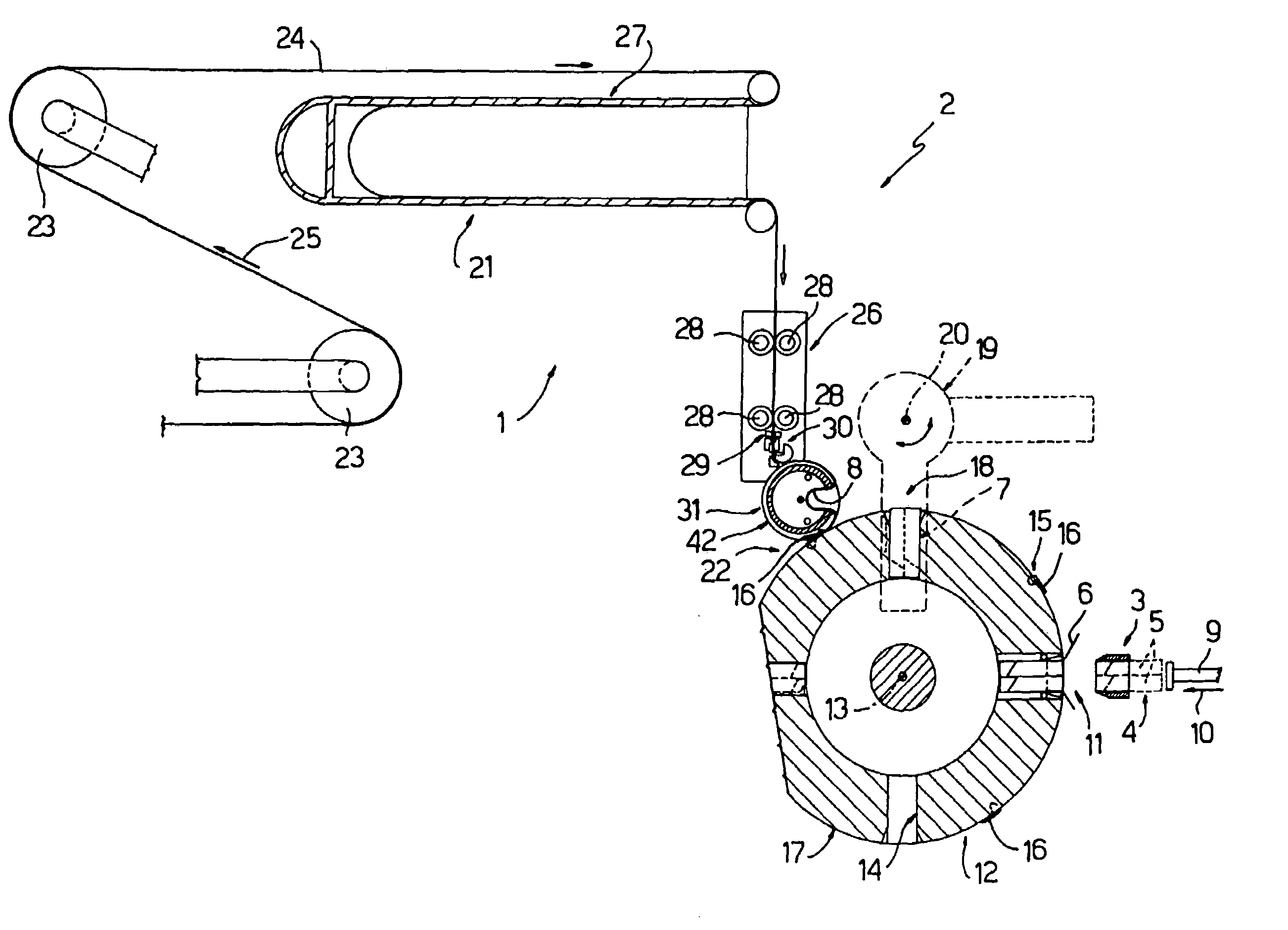 Product packing unit