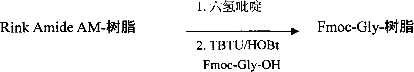 Method for synthesizing atosiban acetate from solid phase polypeptide