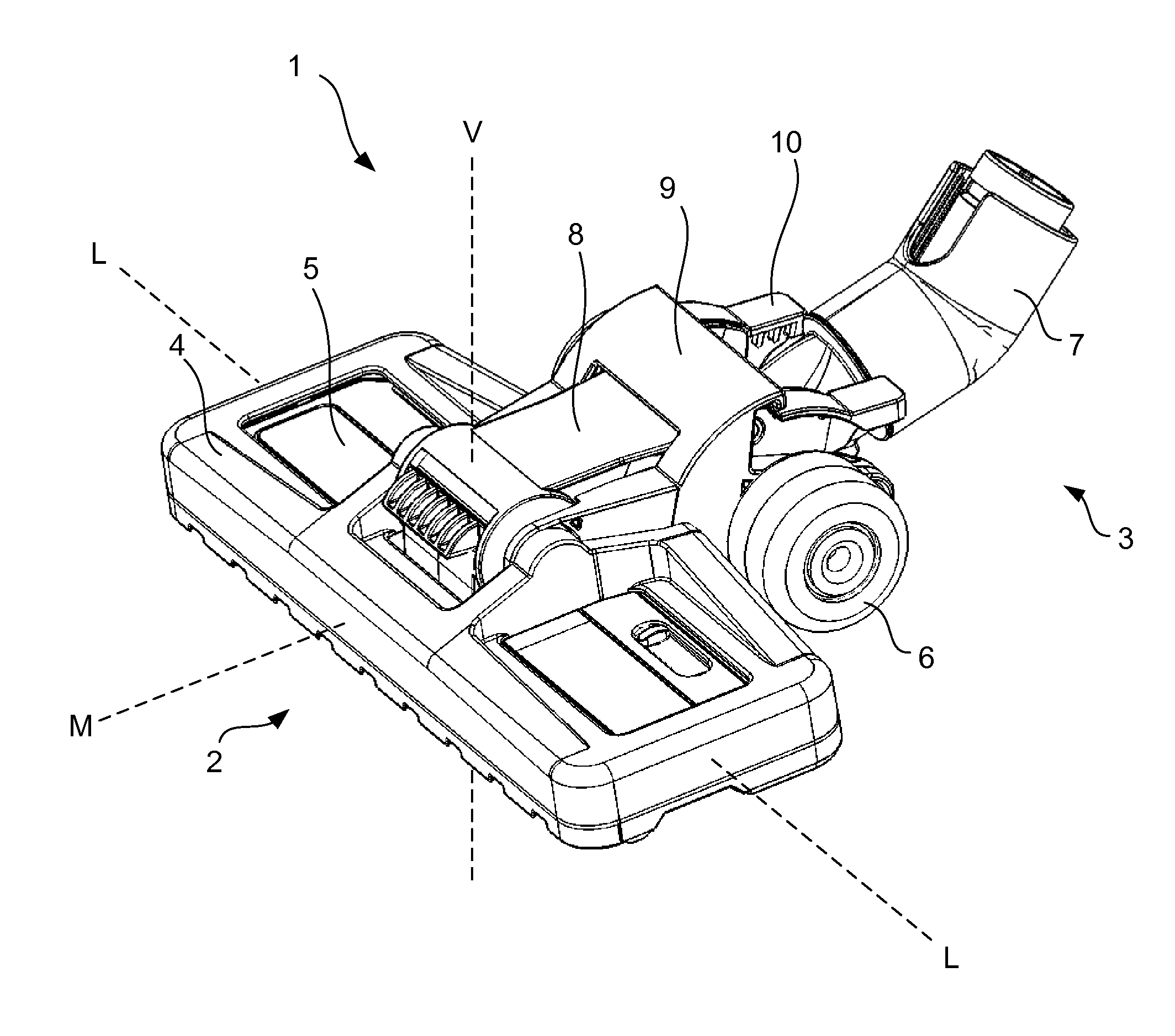 Surface treating head