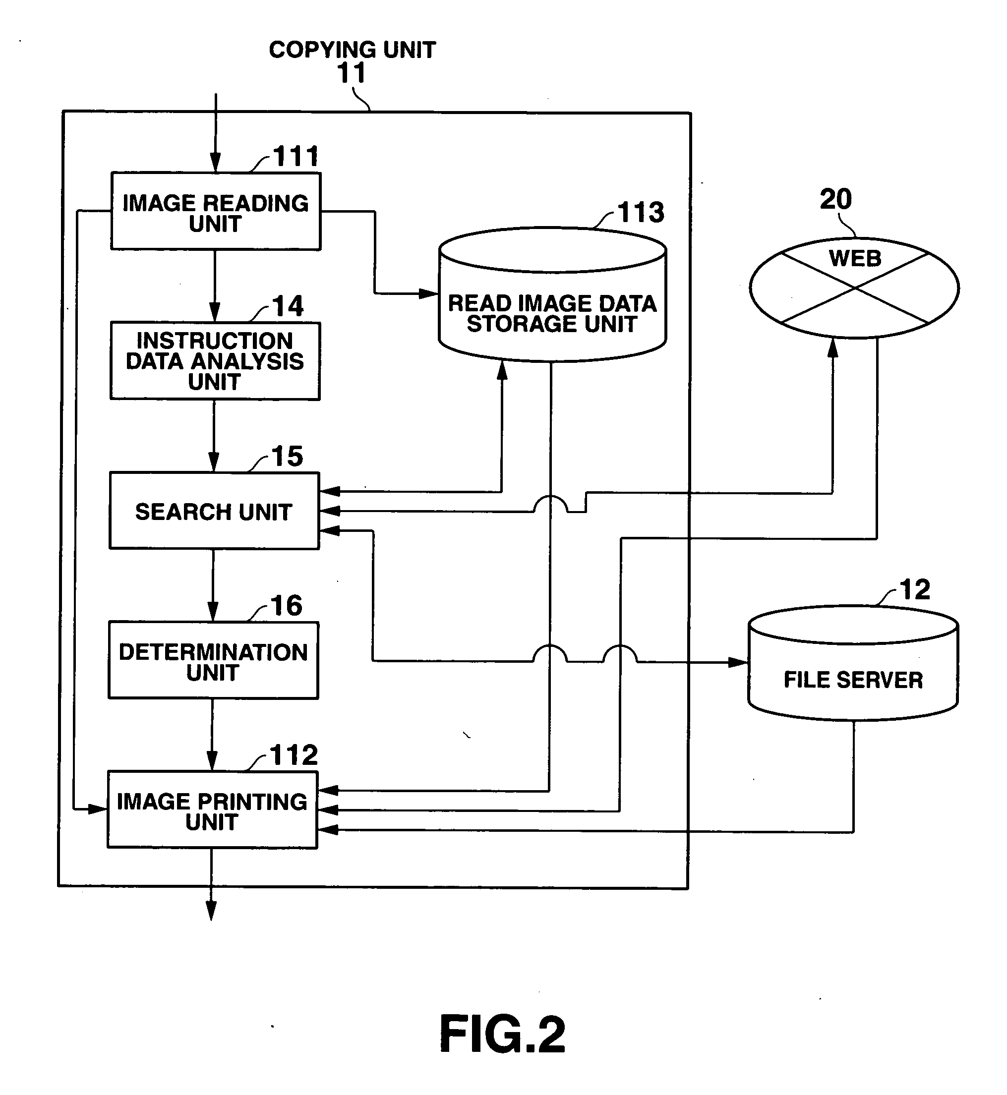 Image output device, image output method and image output program