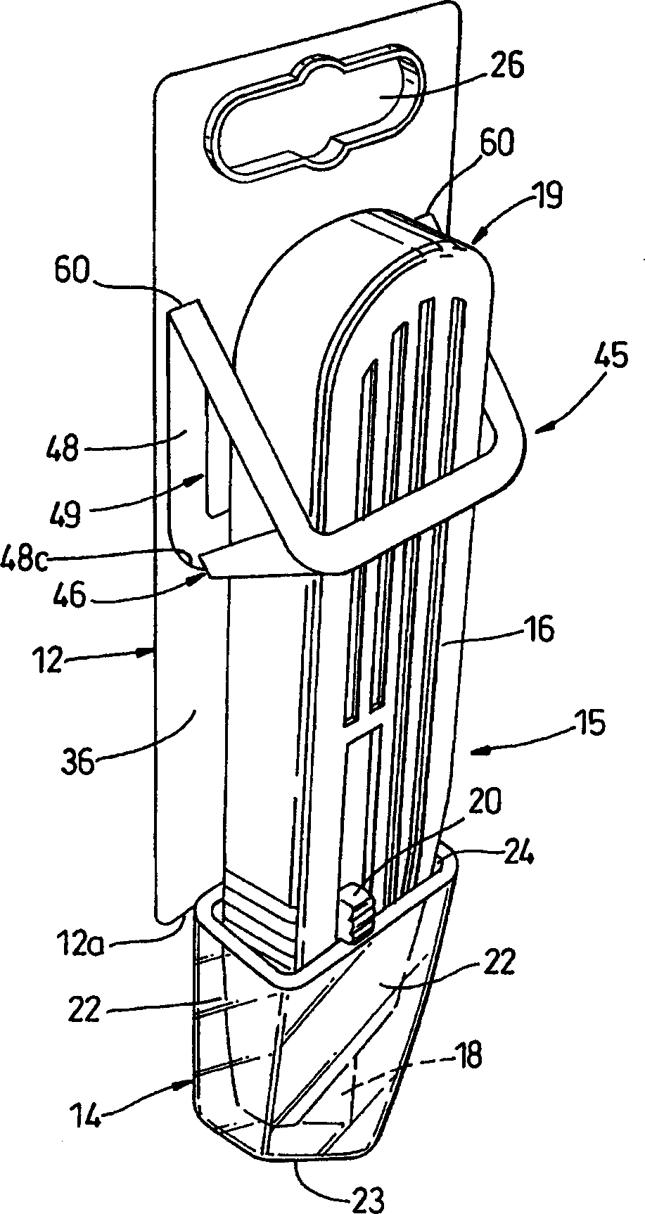 Demonstrating hanging device