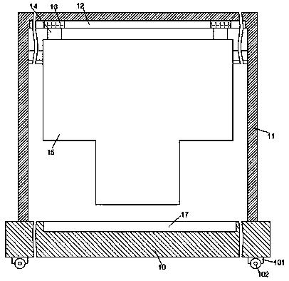 Efficient super-wear-resistant plastic runway material device