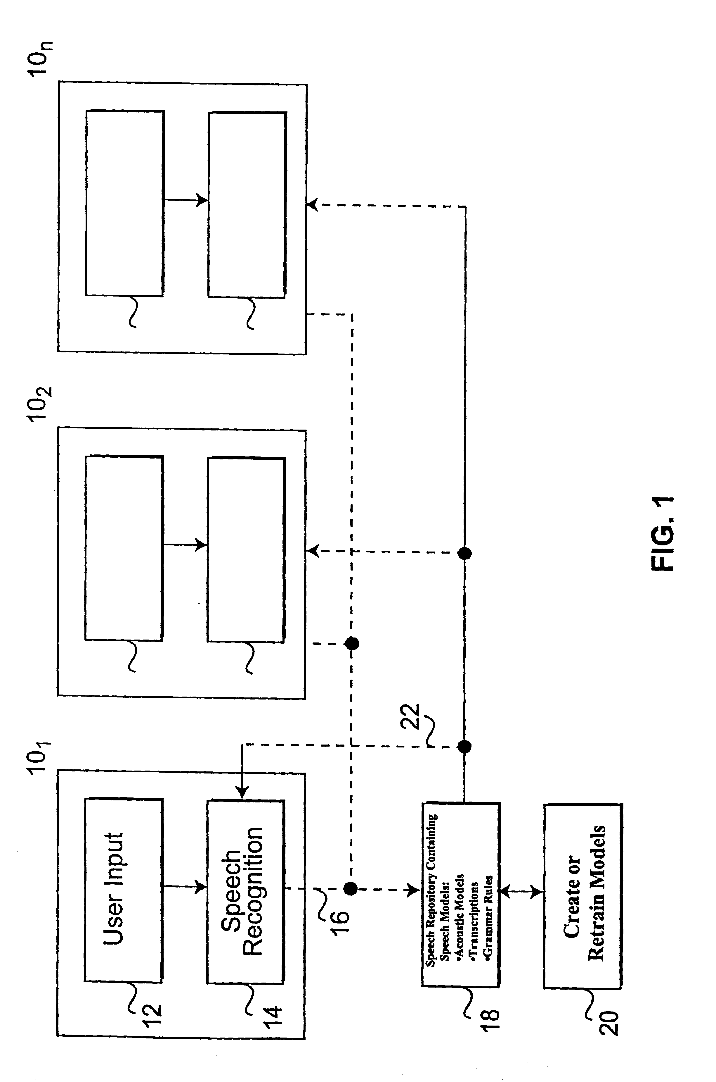 Retraining and updating speech models for speech recognition