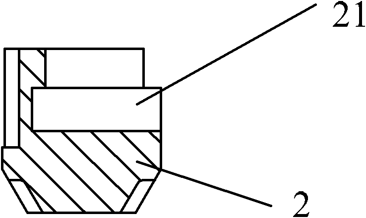 Anti-rotation structure for stop valve