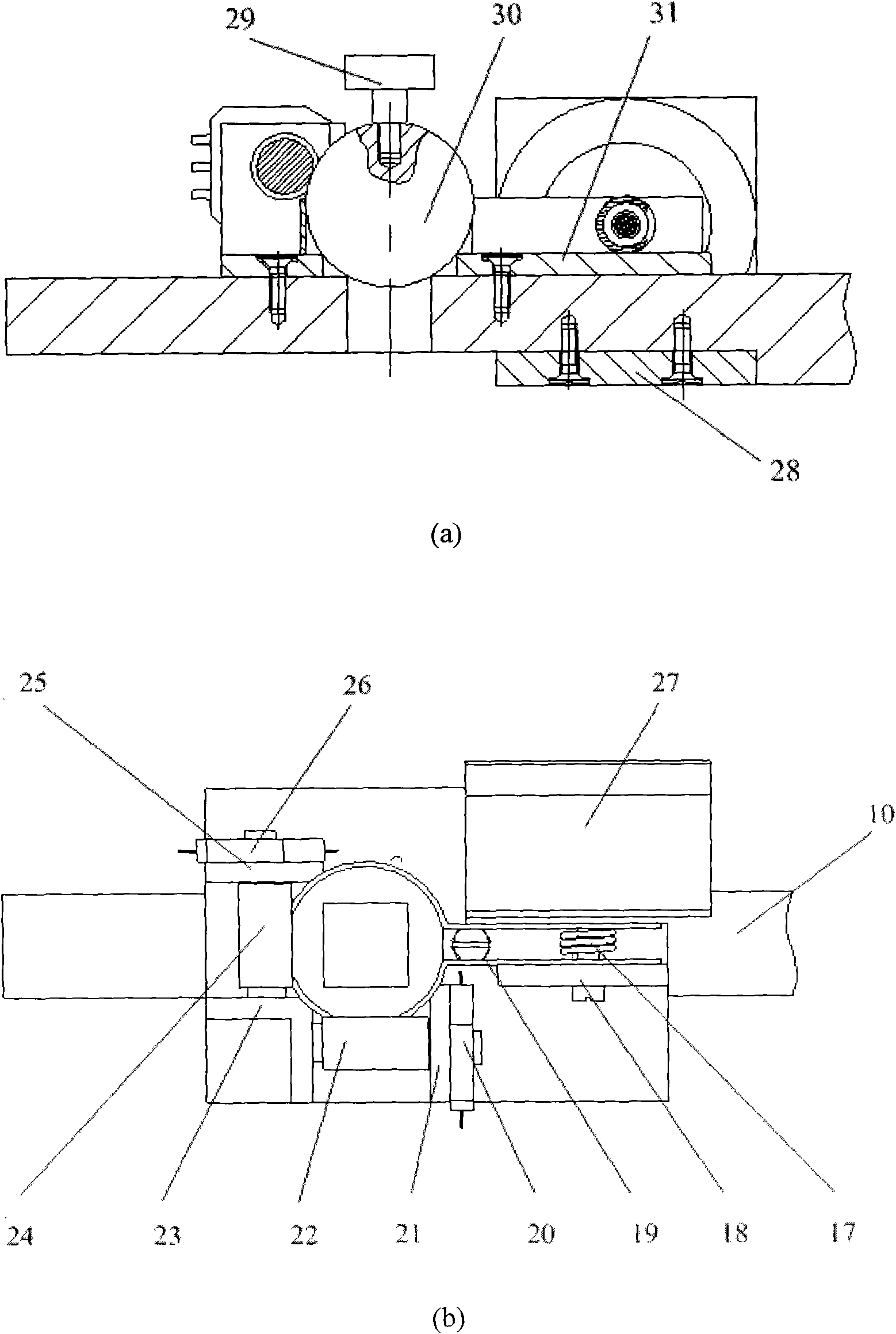 Finger allodynia device based on tabletop