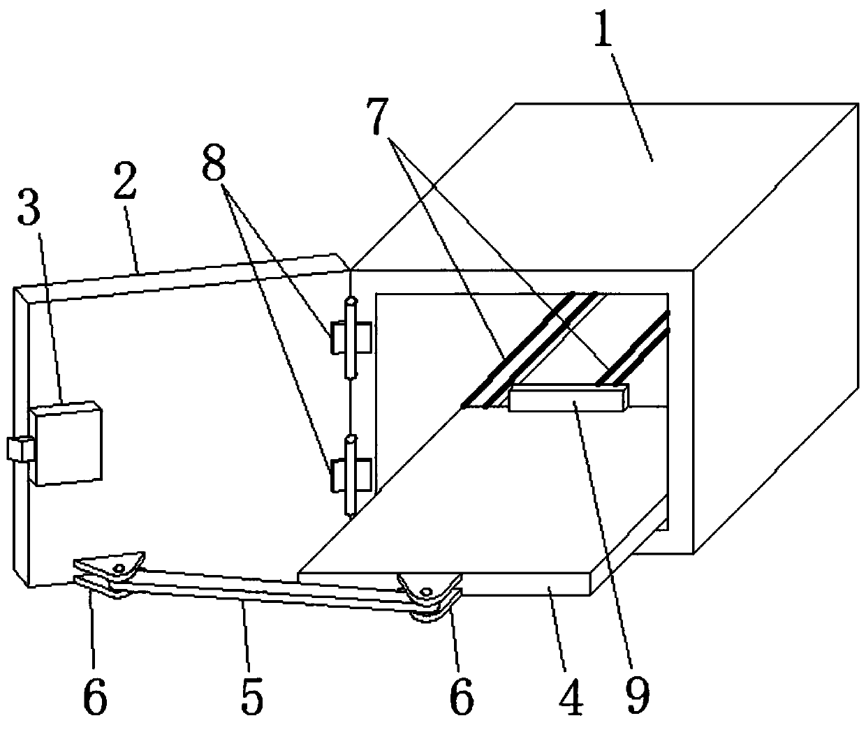 Express item cabinet bringing convenience to cargo taking and putting