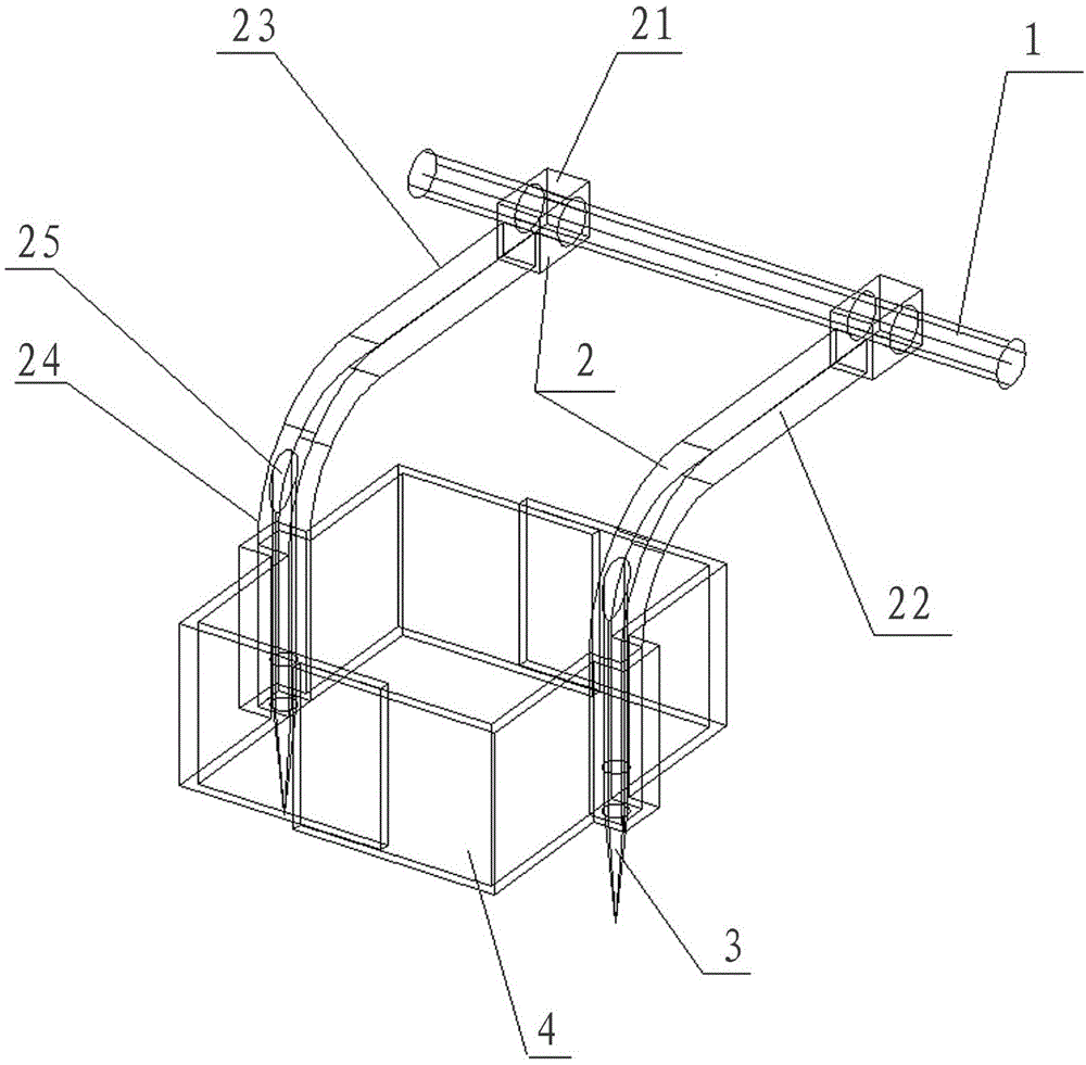 Automatic distraction system for jugular anterior pyramid