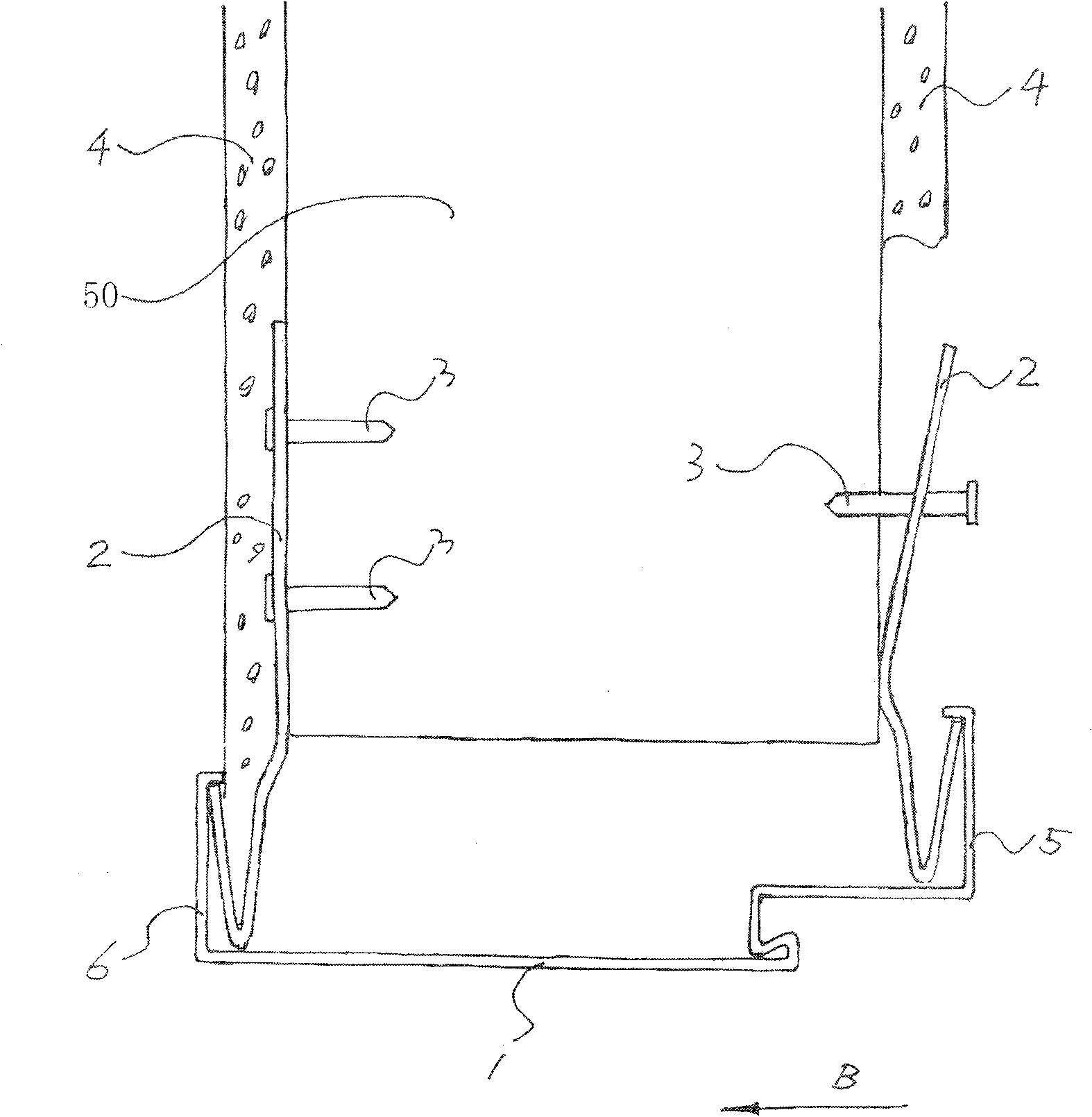 Combined steel door frame and its mounting method