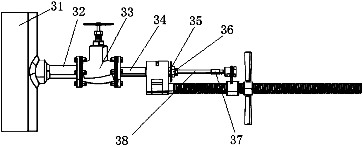 A tool and method for disassembling and assembling multifunctional online corrosion monitoring probes