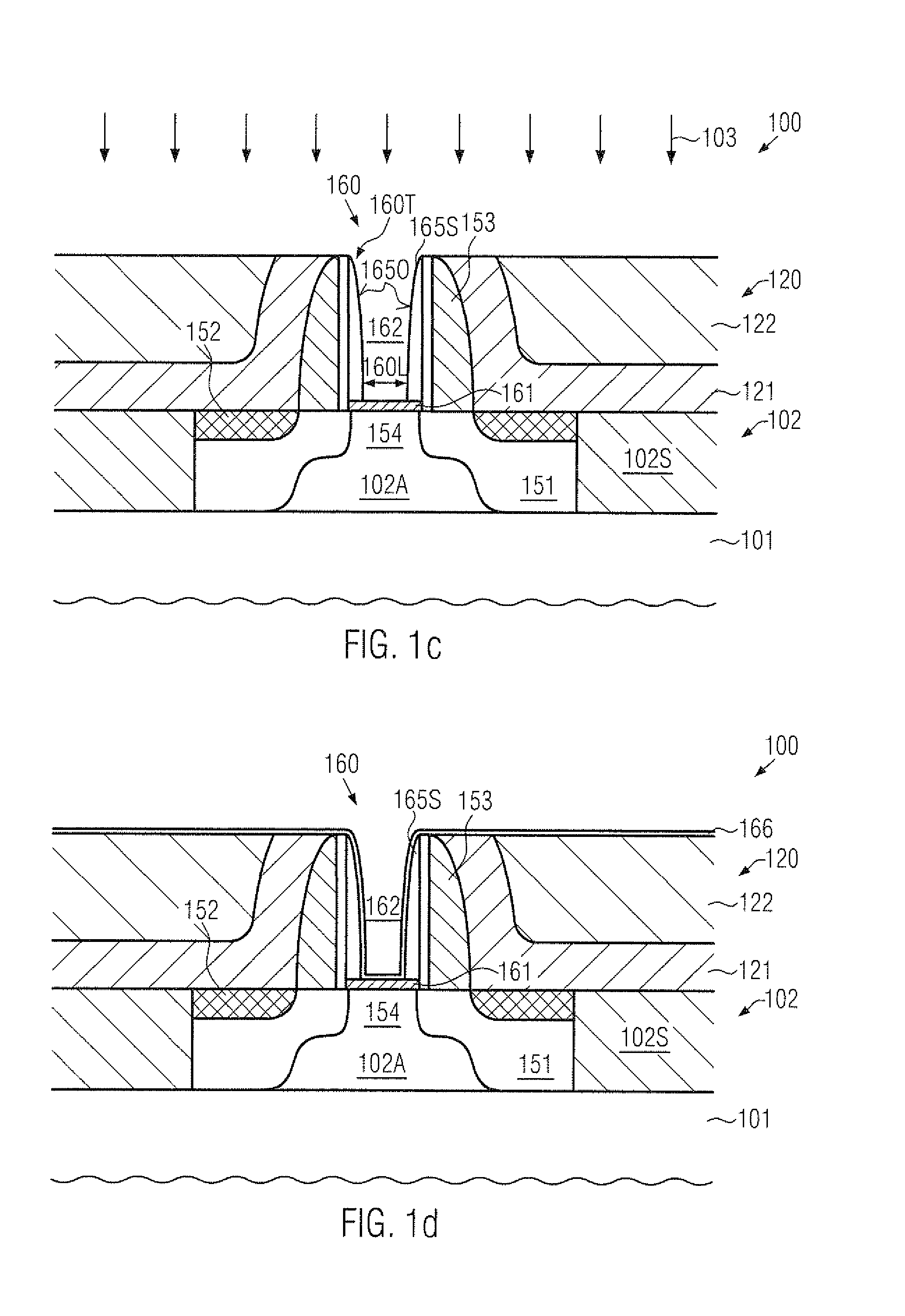 Replacement gate approach based on a reverse offset spacer applied prior to work function metal deposition