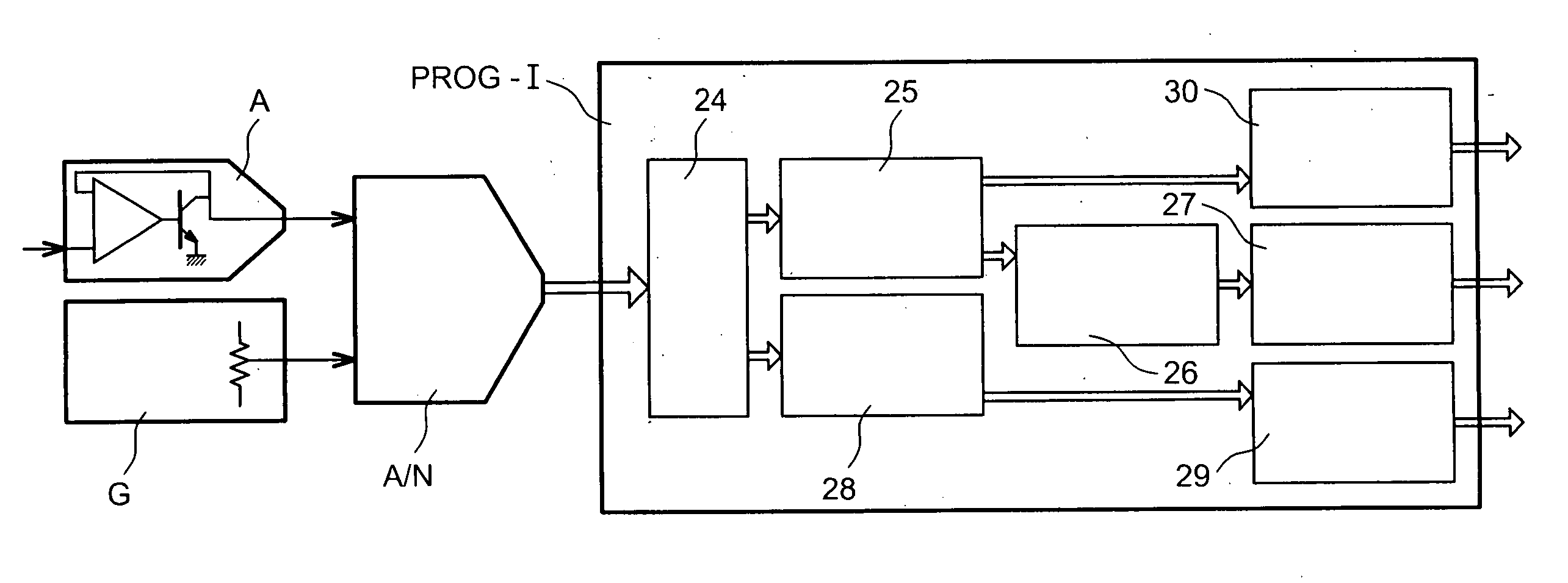 Spectrometry Diagnostic Electronic Circuit and Associated Counting System