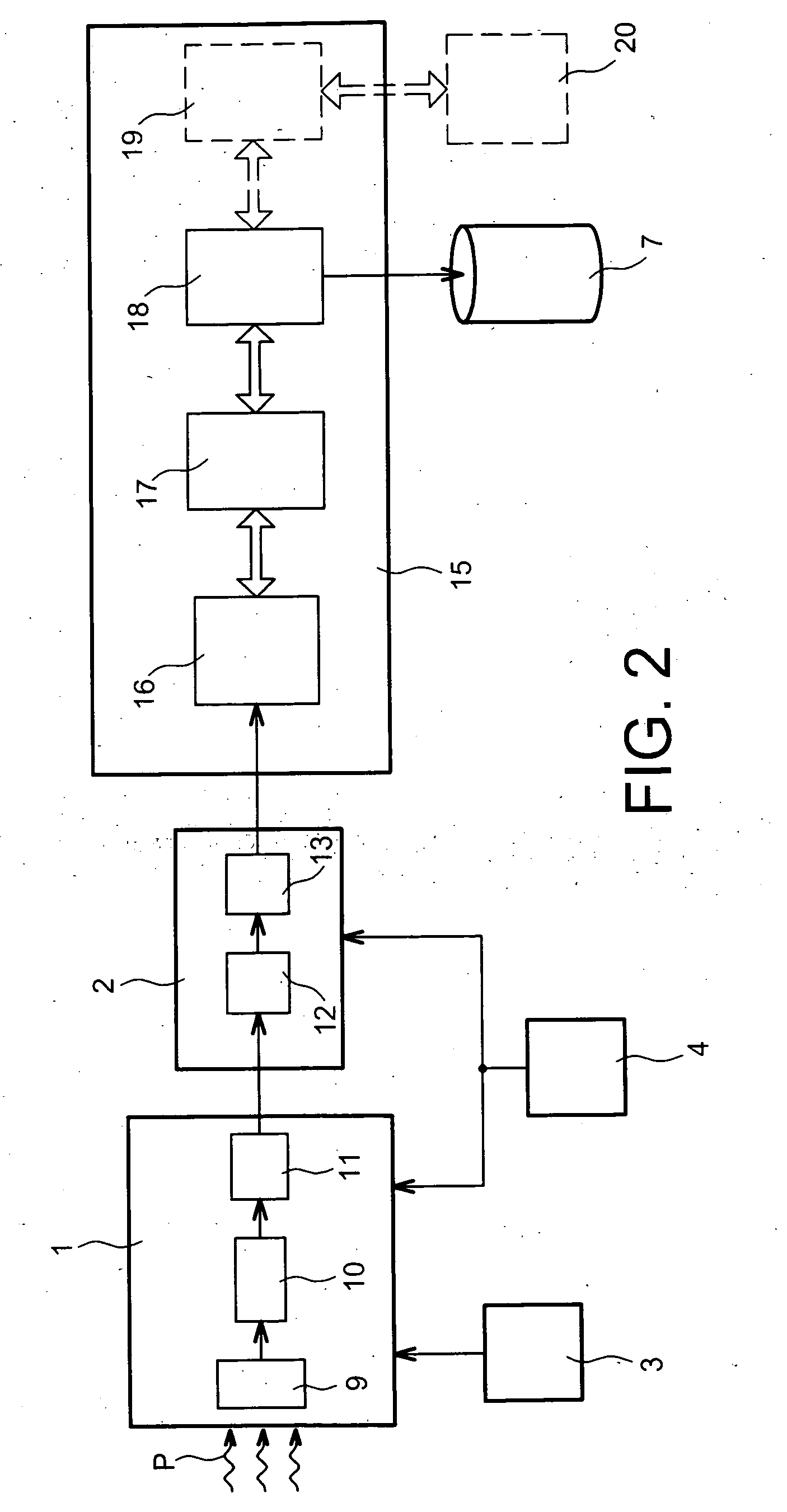 Spectrometry Diagnostic Electronic Circuit and Associated Counting System