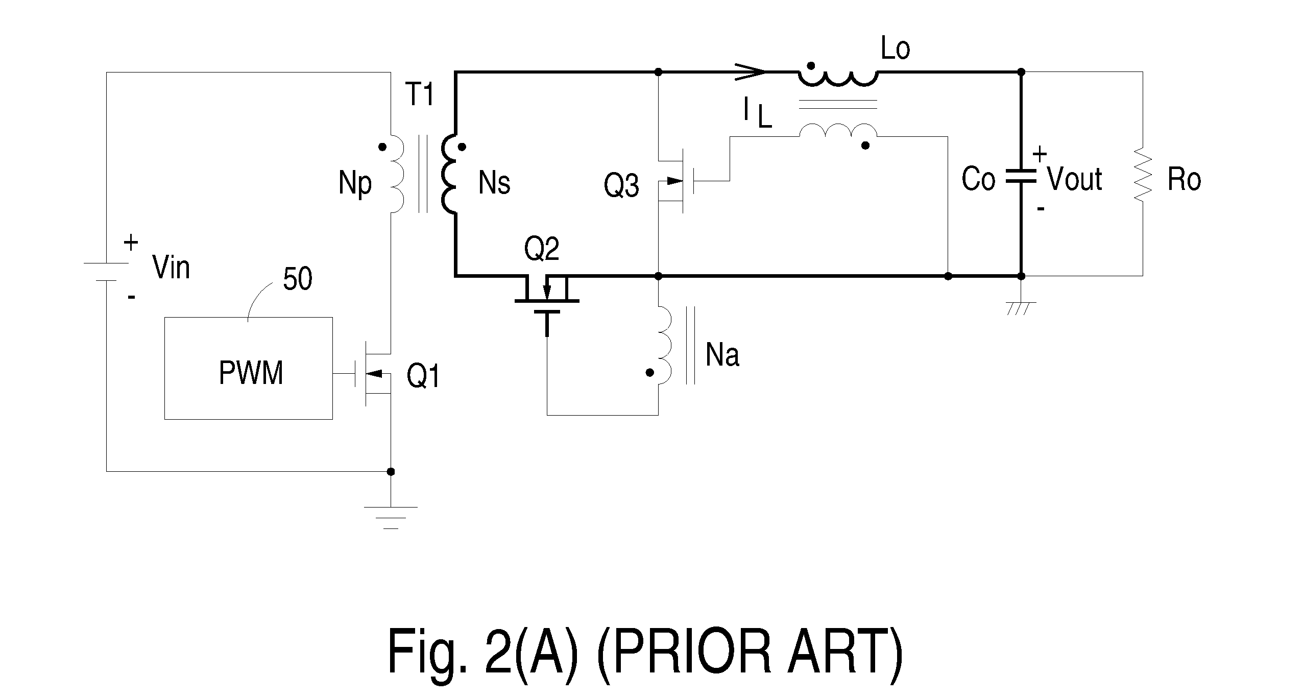 Synchronous rectifier forward converter with reverse current suppressor