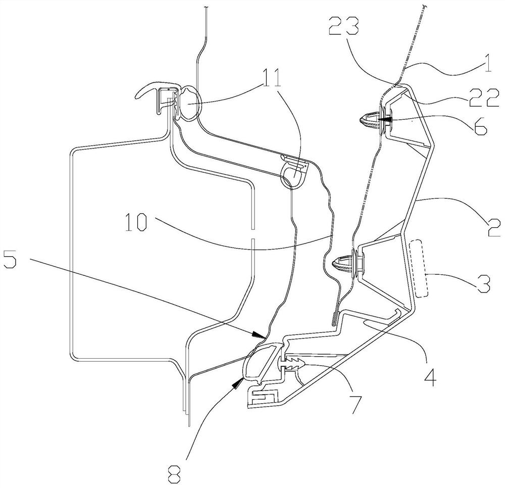 Vehicle door structure and vehicle