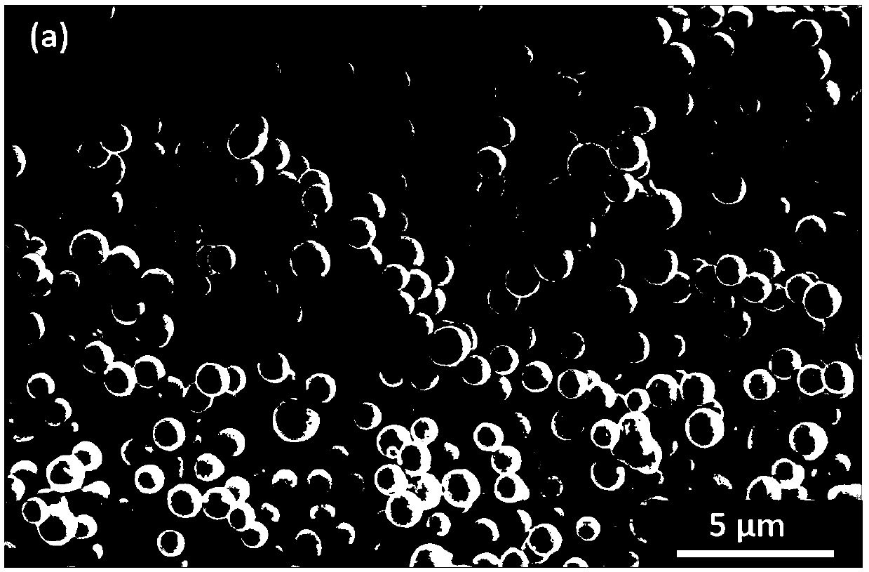 Micron tin dioxide gas sensing material and preparation method and application thereof