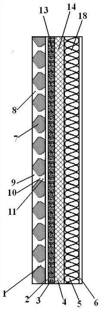 A prefabricated wall panel for noise reduction protective partition wall