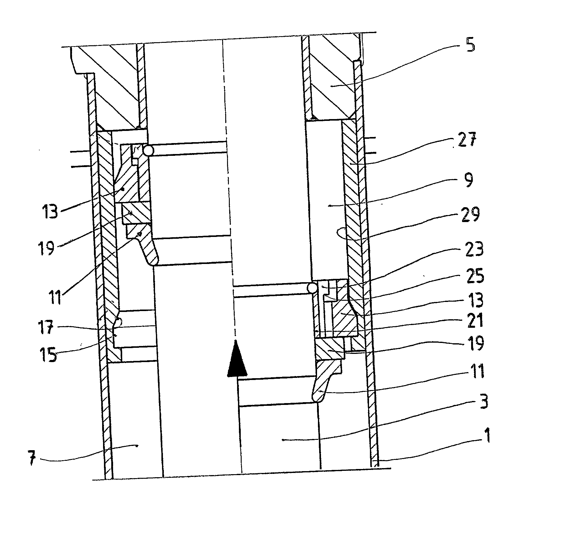 Hydraulic tension stop for vibration dampers