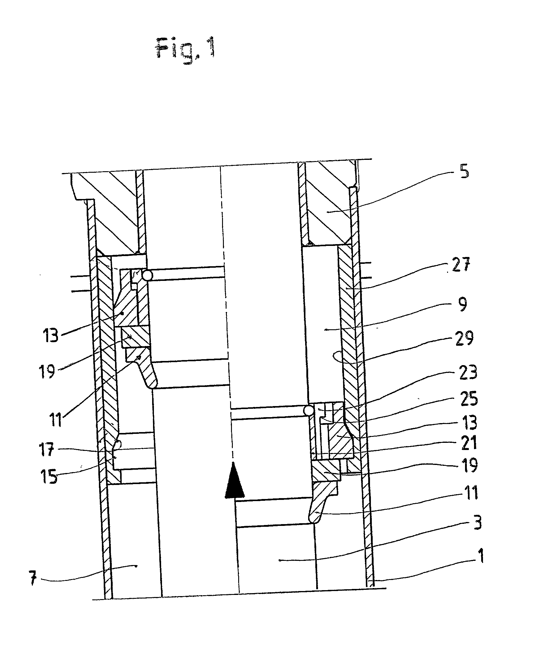 Hydraulic tension stop for vibration dampers